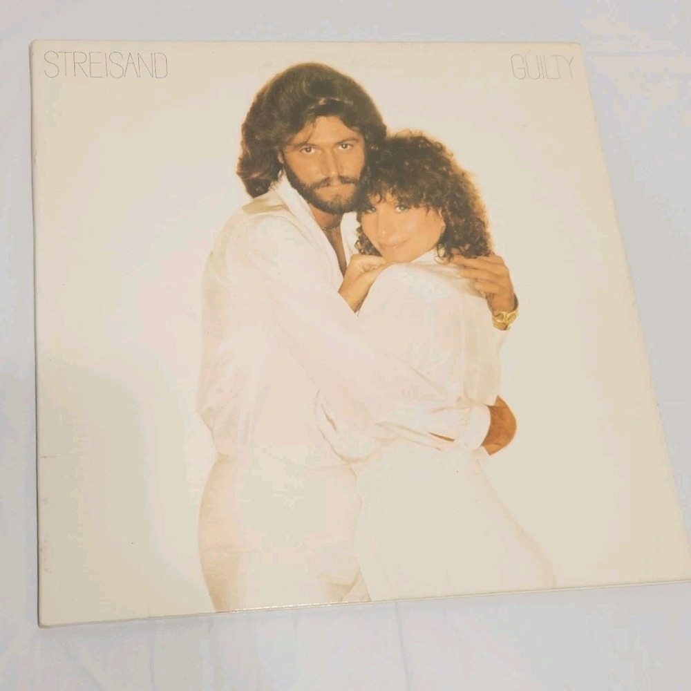 Streisand‎ Guilty Vinyl LP Record Album Barbra Streisand & Barry Gibb From 1980